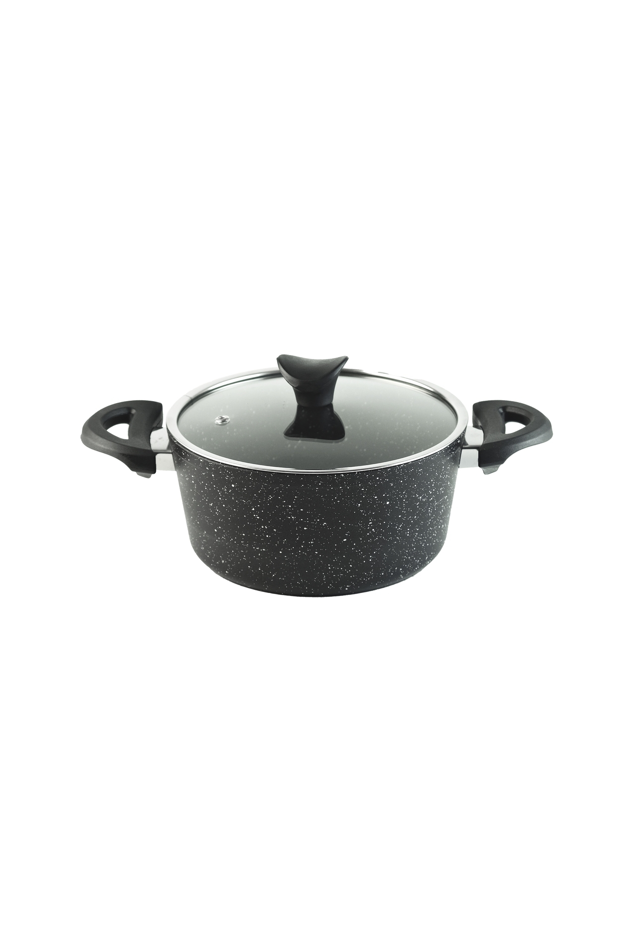 Кастрюля Mastercook для индукционной плиты, 20 см, черный